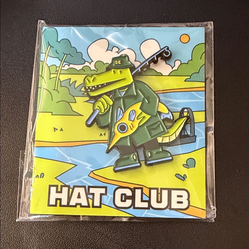 Green and Yellow Pin